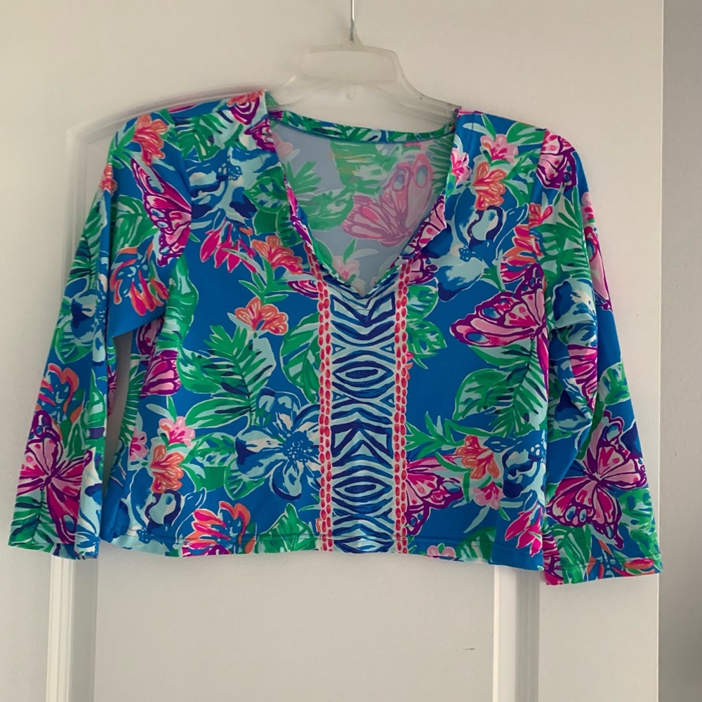 Lilly Pulitzer Tropical Print Top